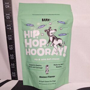 NWT (New in Bag) Bark Hip, Hop, Hooray Hip & Joint Soft Chews